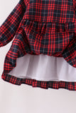 Red plaid dress Aaria Tees