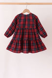 Red plaid dress Aaria Tees