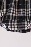 Black&white plaid bubble Aaria Tees