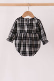 Black&white plaid bubble Aaria Tees