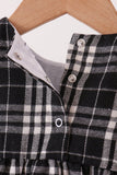 Black&white plaid bubble Aaria Tees