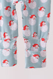 Sage santa claus bamboo romper - Aaria Tees Aaria Tees