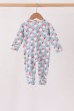 Sage santa claus bamboo romper - Aaria Tees Aaria Tees