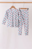 Sage santa claus bamboo pajama set - Aaria Tees Aaria Tees