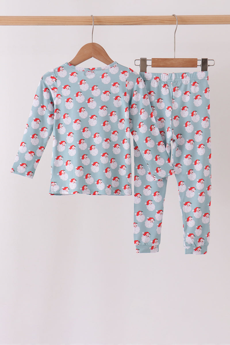 Sage santa claus bamboo pajama set - Aaria Tees Aaria Tees
