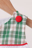 Green christmas tree truck embroidery plaid jonjon - Aaria Tees Aaria Tees