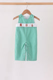 Green gingerbread embroidery gingham jonjon - Aaria Tees Aaria Tees