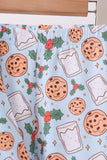 Blue milk cookie holly bamboo pajama set - Aaria Tees Aaria Tees