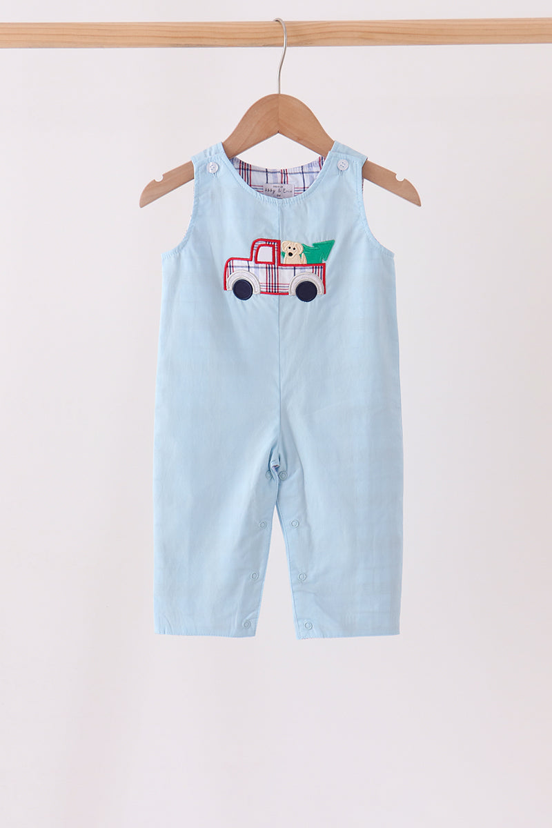 Blue plaid deer reversible jonjon - Aaria Tees Aaria Tees