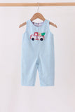 Blue plaid deer reversible jonjon - Aaria Tees Aaria Tees