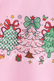 Pink christmas tree sweatshirt - Aaria Tees Aaria Tees