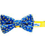 Mac and Cheese Blue Dog Bow Tie Aaria Tees