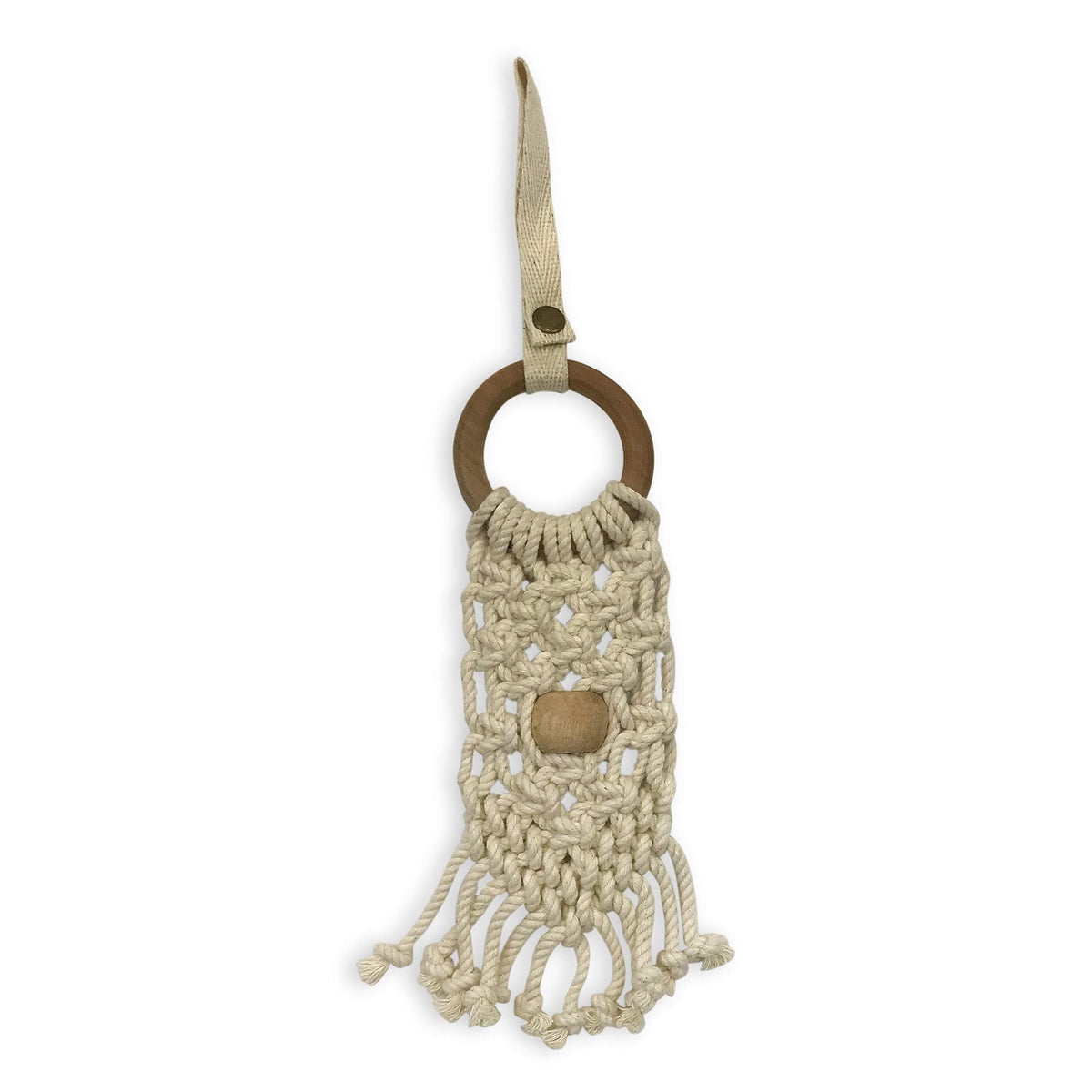 all-in-one toy | macrame mesh & bead - Aaria Tees