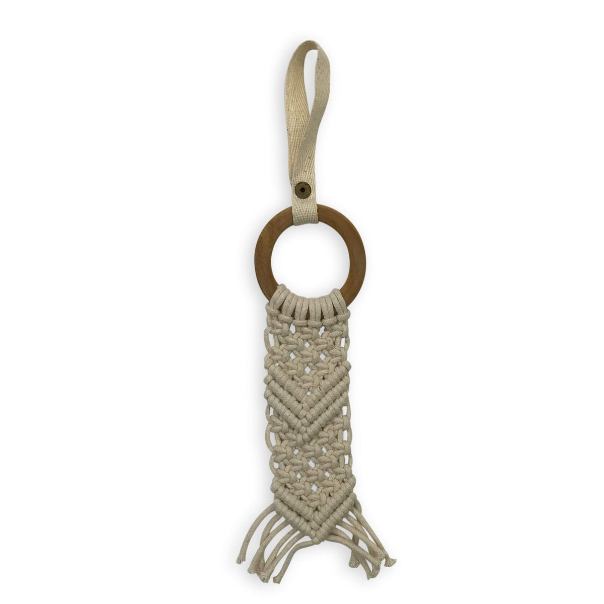 all-in-one toy | macrame chevron - Aaria Tees