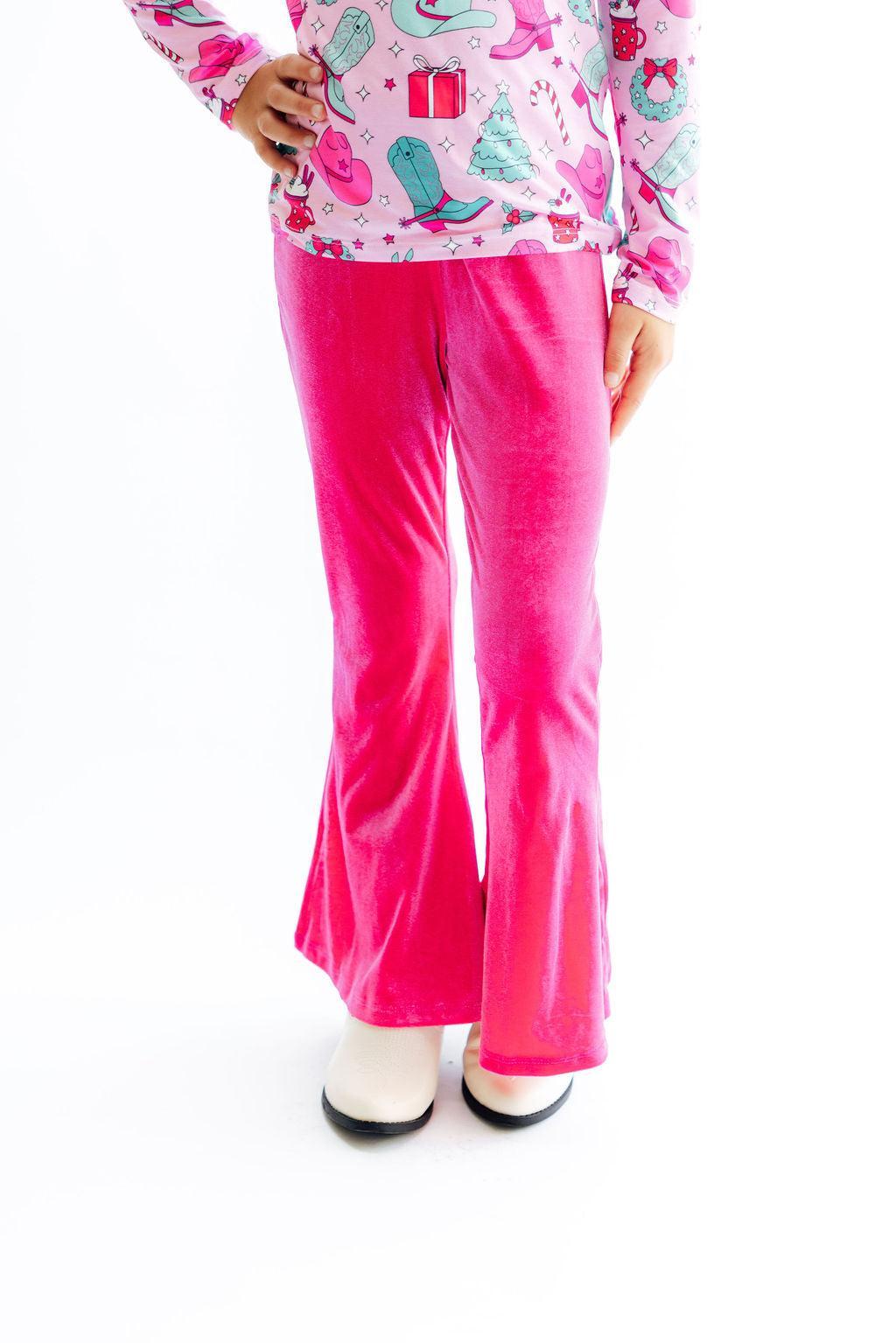 Magenta Velvet Bells - Aaria Tees Aaria Tees