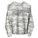Mama Outline Grey (Front) - Aaria Tees Aaria Tees