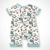 Manatee Shorty Romper | Bamboo - Aaria Tees Aaria Tees