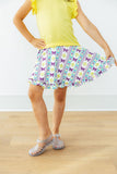 Mardi Gras Ruffle Twirl Skort - Aaria Tees Aaria Tees