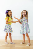 Mardi Gras Ruffle Twirl Skort - Aaria Tees Aaria Tees