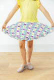Mardi Gras Ruffle Twirl Skort - Aaria Tees Aaria Tees