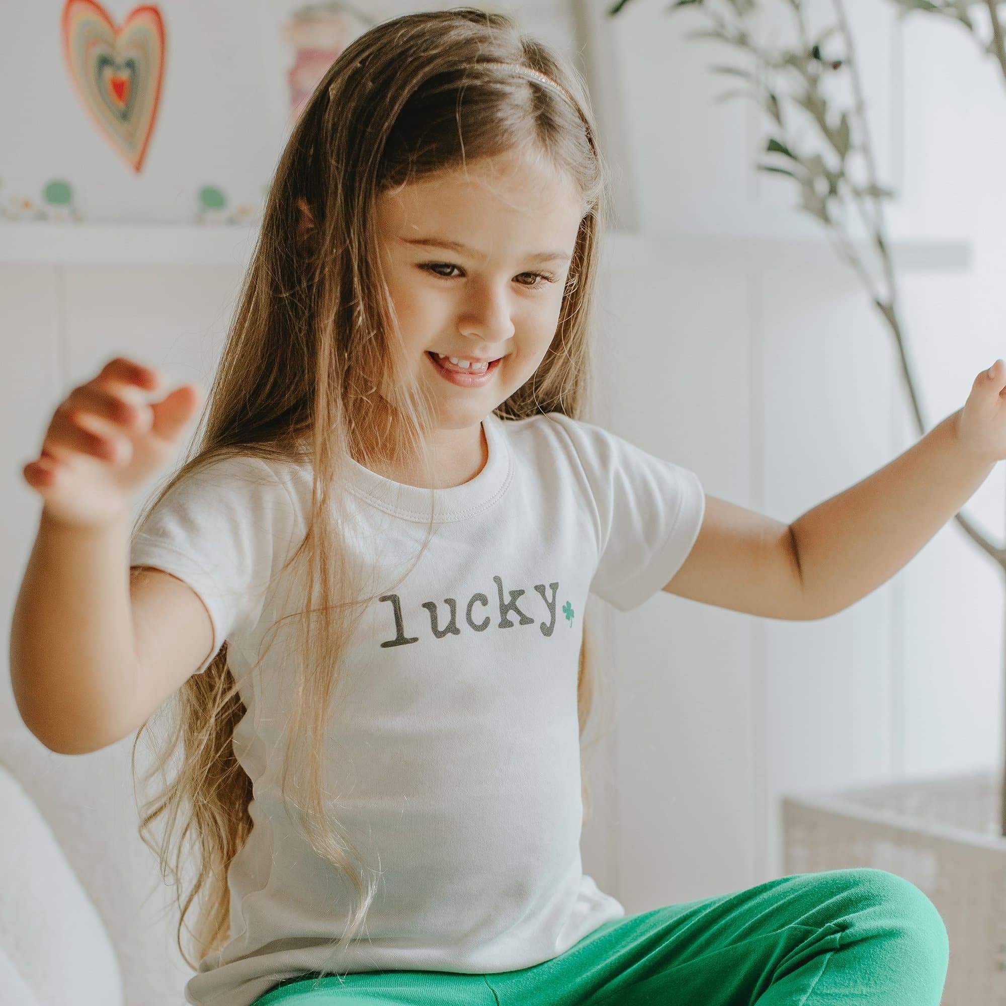 graphic tee | lucky - Aaria Tees Aaria Tees
