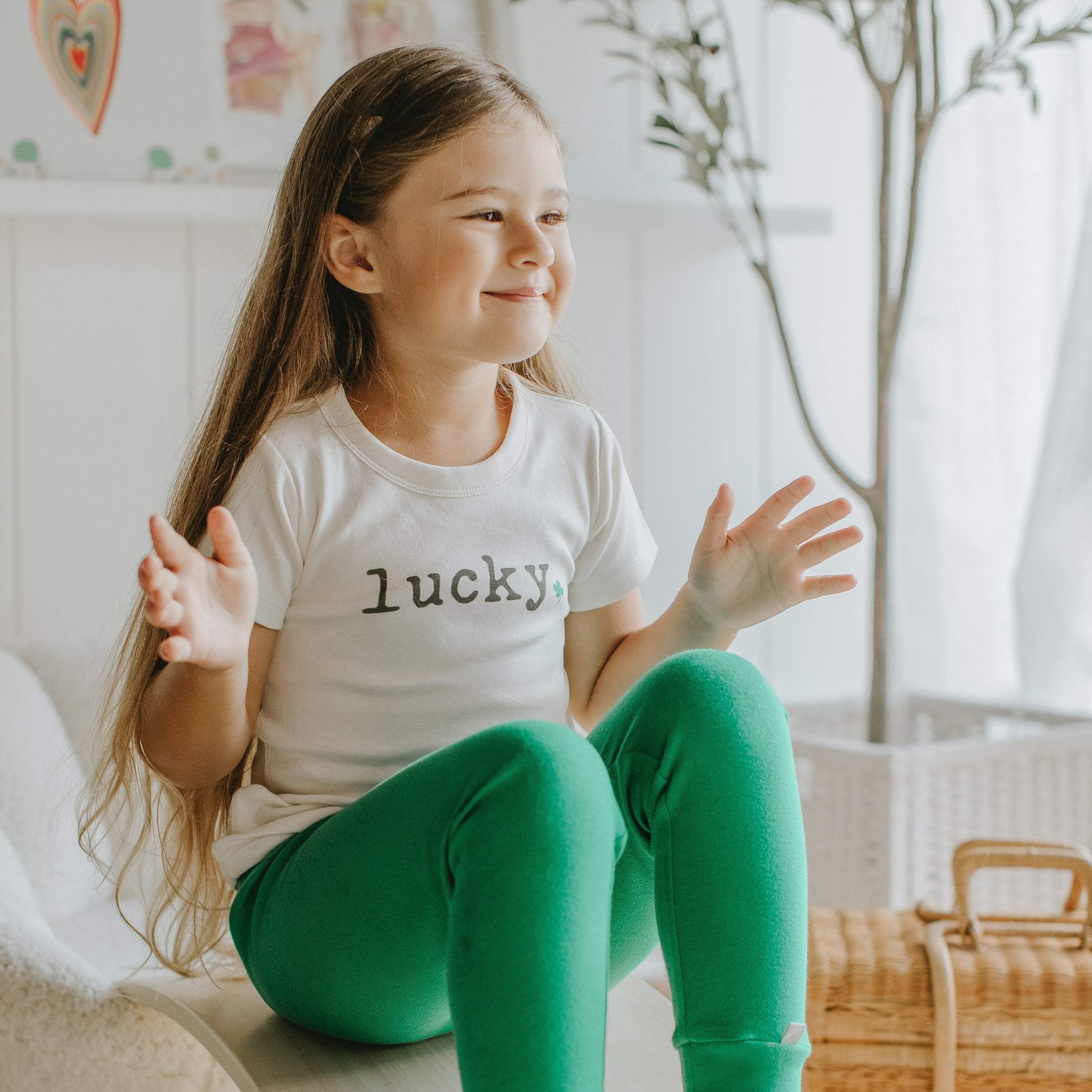 graphic tee | lucky - Aaria Tees Aaria Tees