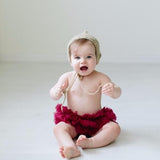 Maroon Ruffle Tutu Bloomer - Aaria Tees Aaria Tees