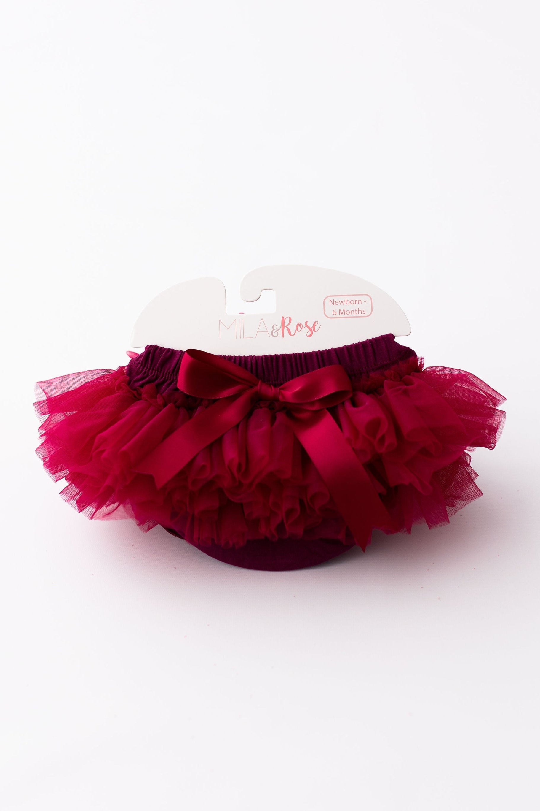 Maroon Ruffle Tutu Bloomer - Aaria Tees Aaria Tees