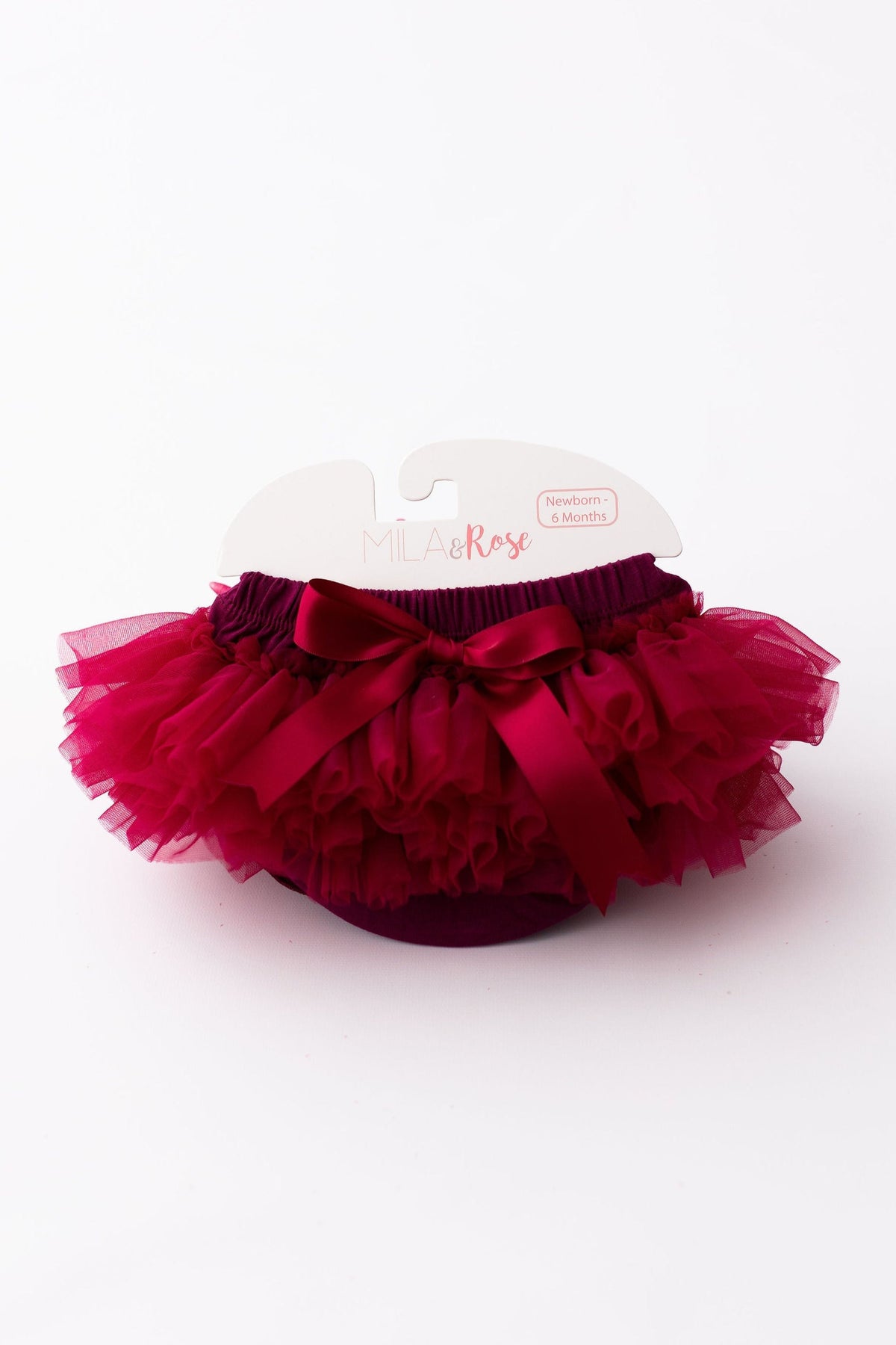 Maroon Ruffle Tutu Bloomer - Aaria Tees