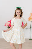 Marvelous Marigolds Smocked Ruffle Dress - Aaria Tees Aaria Tees