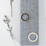 Pearl Halo Necklace Aaria Tees