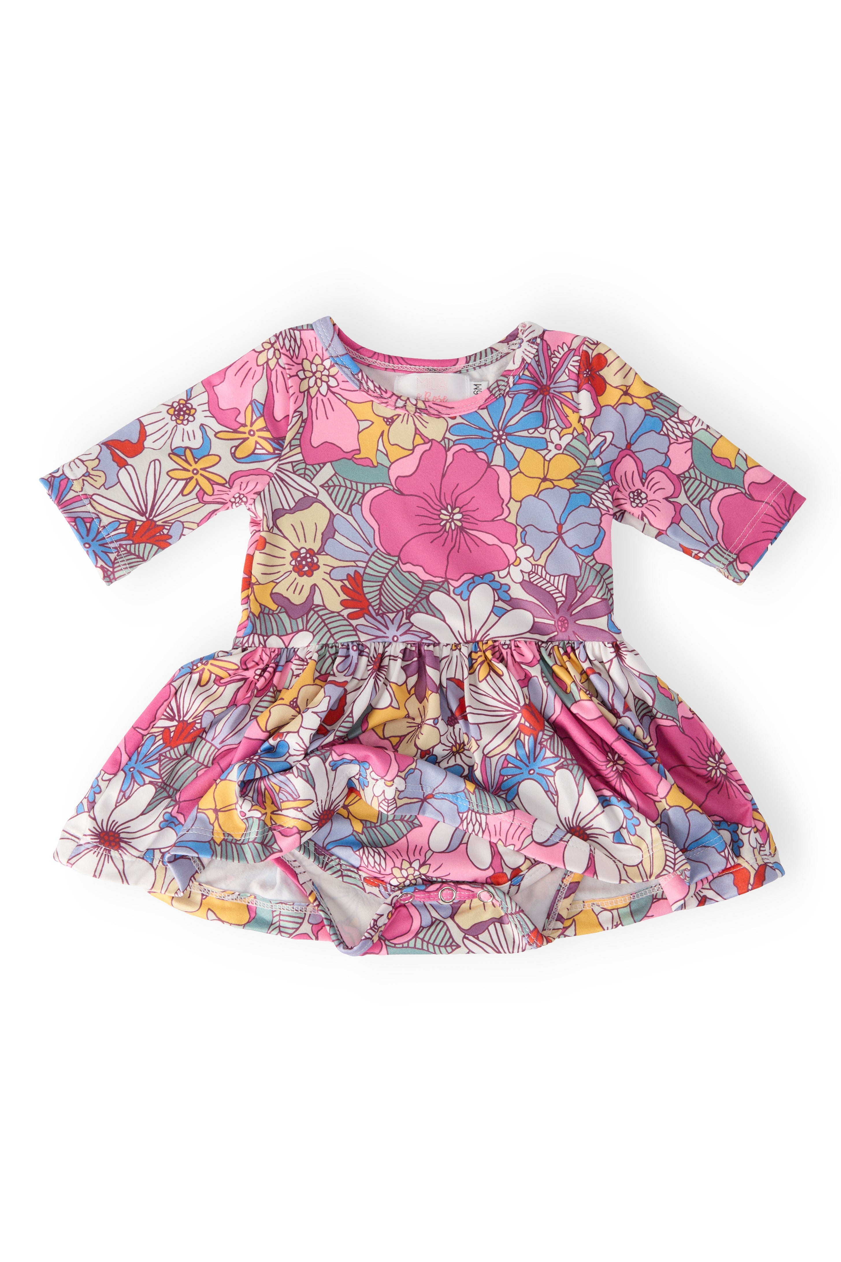 Mauve What's Up Buttercup Twirl Bodysuit - Aaria Tees Aaria Tees