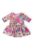 Mauve What's Up Buttercup Twirl Bodysuit - Aaria Tees Aaria Tees