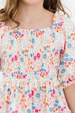 Meadow Magic Smocked Ruffle Dress - Aaria Tees Aaria Tees