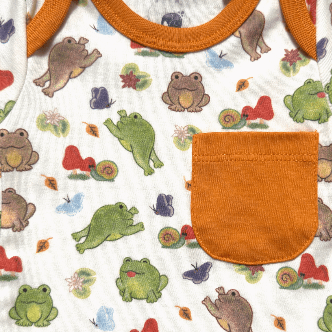 Frog Bodysuit and Shorts | Organic Pima Cotton - Aaria Tees Aaria Tees
