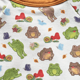 Frog Kimono Shorty Romper | Organic Pima Cotton - Aaria Tees Aaria Tees
