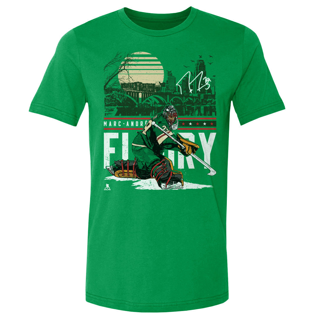 Marc-Andre Fleury Minnesota City Skyline WHT - Aaria Tees Aaria Tees