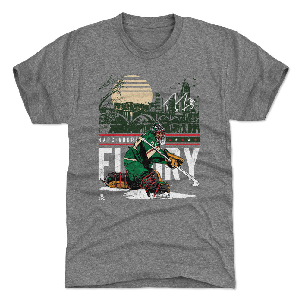 Marc-Andre Fleury Minnesota City Skyline WHT - Aaria Tees Aaria Tees