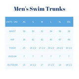 Blue stripe men swim trunks - Aaria Tees Aaria Tees