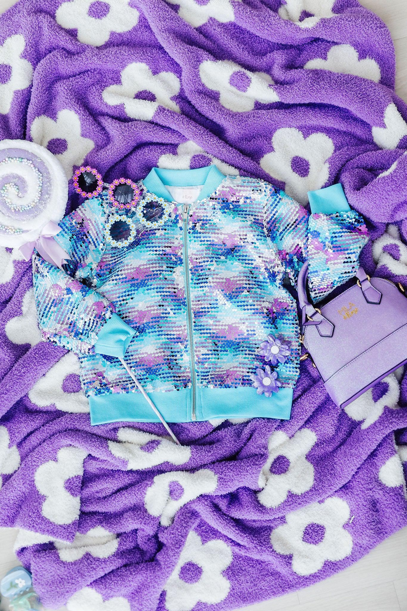 Mermaid Flip Sequin Jacket - Aaria Tees Aaria Tees