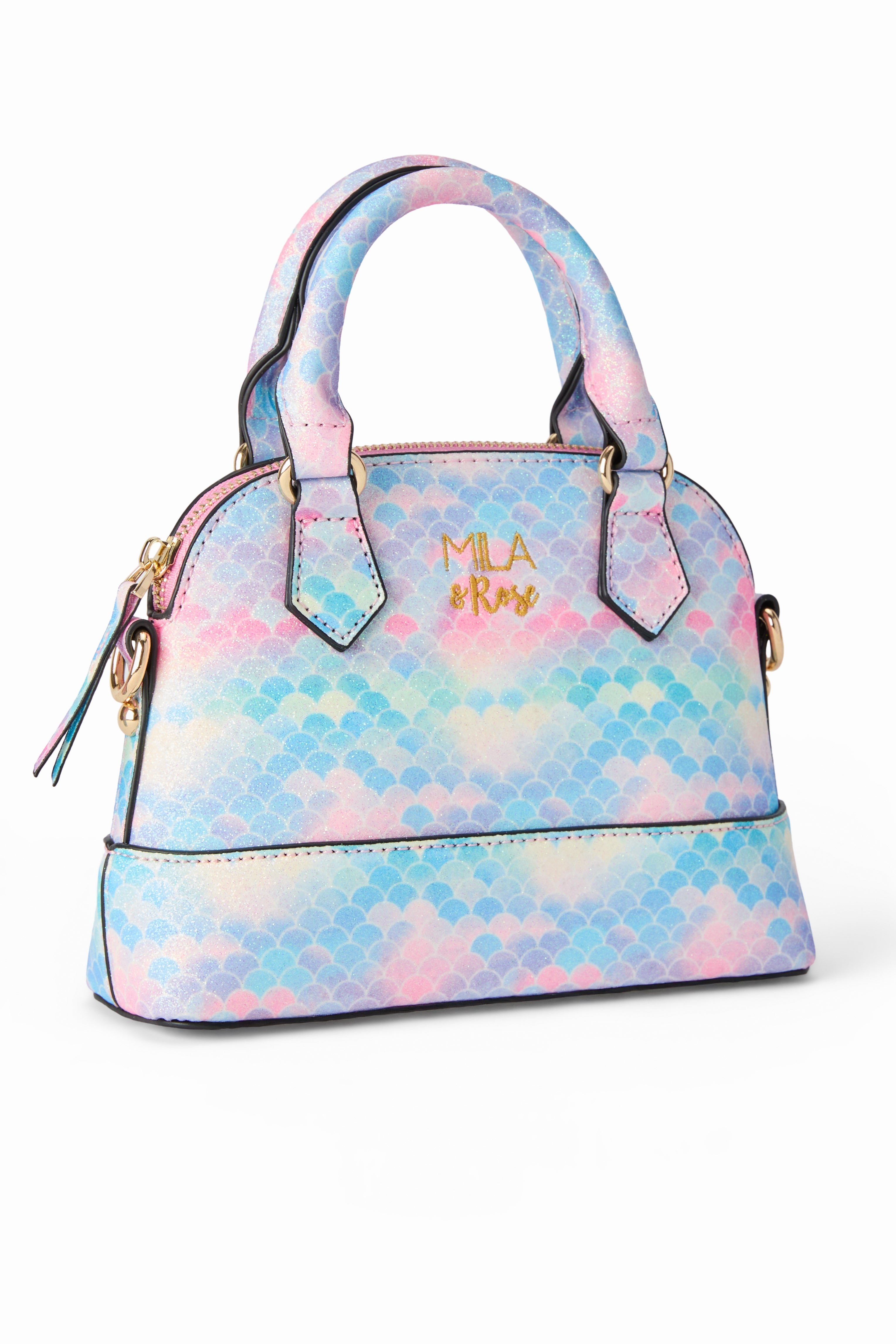 Mermaid Glitter Girl's Crossbody Purse - Aaria Tees Aaria Tees