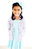 Mermaid Scales Satin Jacket - Aaria Tees Aaria Tees
