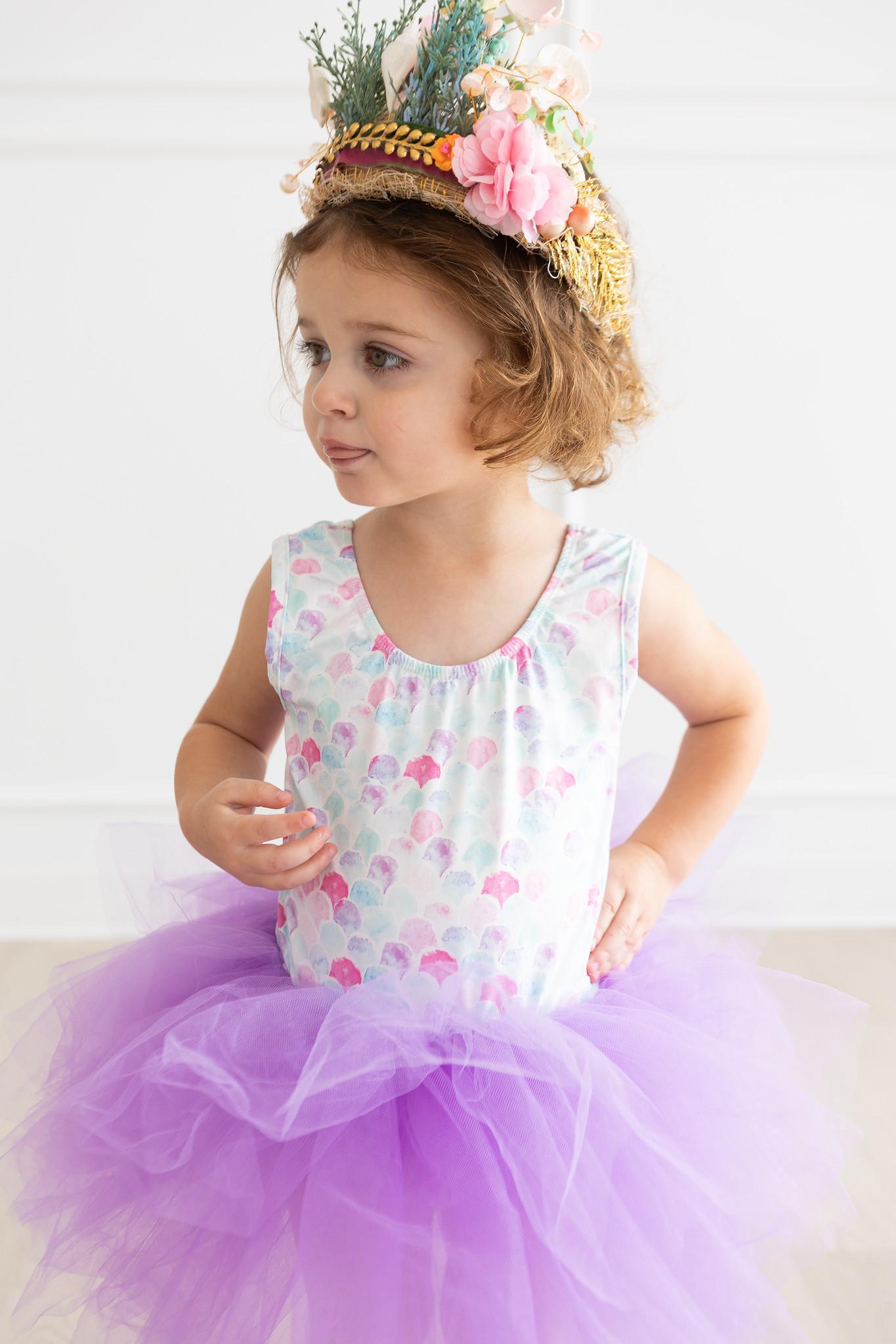 Mermaid Scales Tank Tutu Leotard - Aaria Tees Aaria Tees