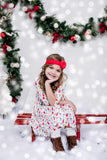 Merry & Bright 3/4 Sleeve Pocket Twirl Dress - Aaria Tees Aaria Tees