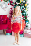 Merry & Bright 3/4 Tutu Leotard - Aaria Tees Aaria Tees
