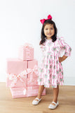Merry Mistletoe 3/4 Sleeve Ruffle Twirl Dress - Aaria Tees Aaria Tees