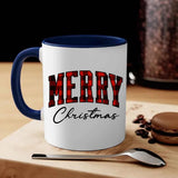 Merry Christmas Matching Coffee Mug - Buffalo Plaid Cup - Aaria Tees Aaria Tees
