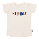 graphic tee | middle - Aaria Tees Aaria Tees