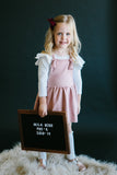 White L/S Flutter Sleeve Leotard - Aaria Tees Aaria Tees