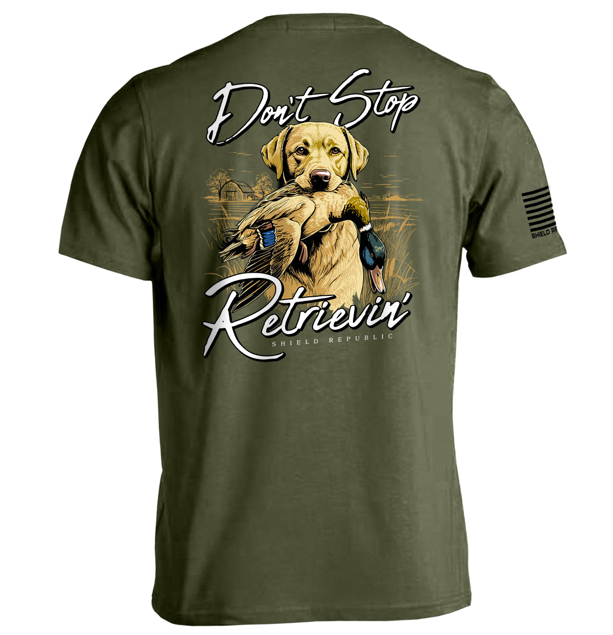 Don't Stop Retrievin Yellow Lab - Aaria Tees Aaria Tees